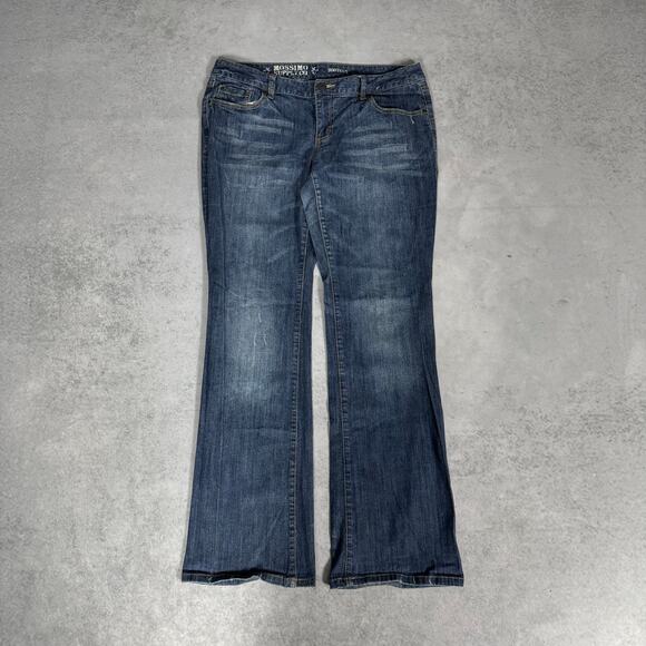 Mossimo Supply Co Bootcut Jeans Dark Wash Stretch Denim - Size: 13R - Picture 1 of 9